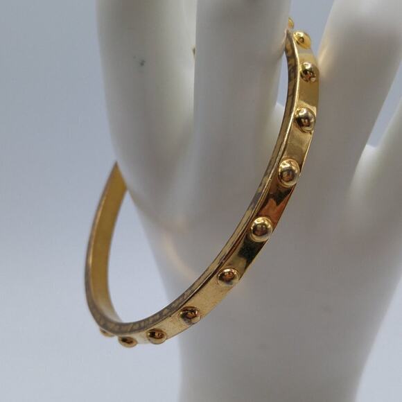 Kate Spade New York Gold Plated Knob Bangle Bracelet - Picture 5 of 6